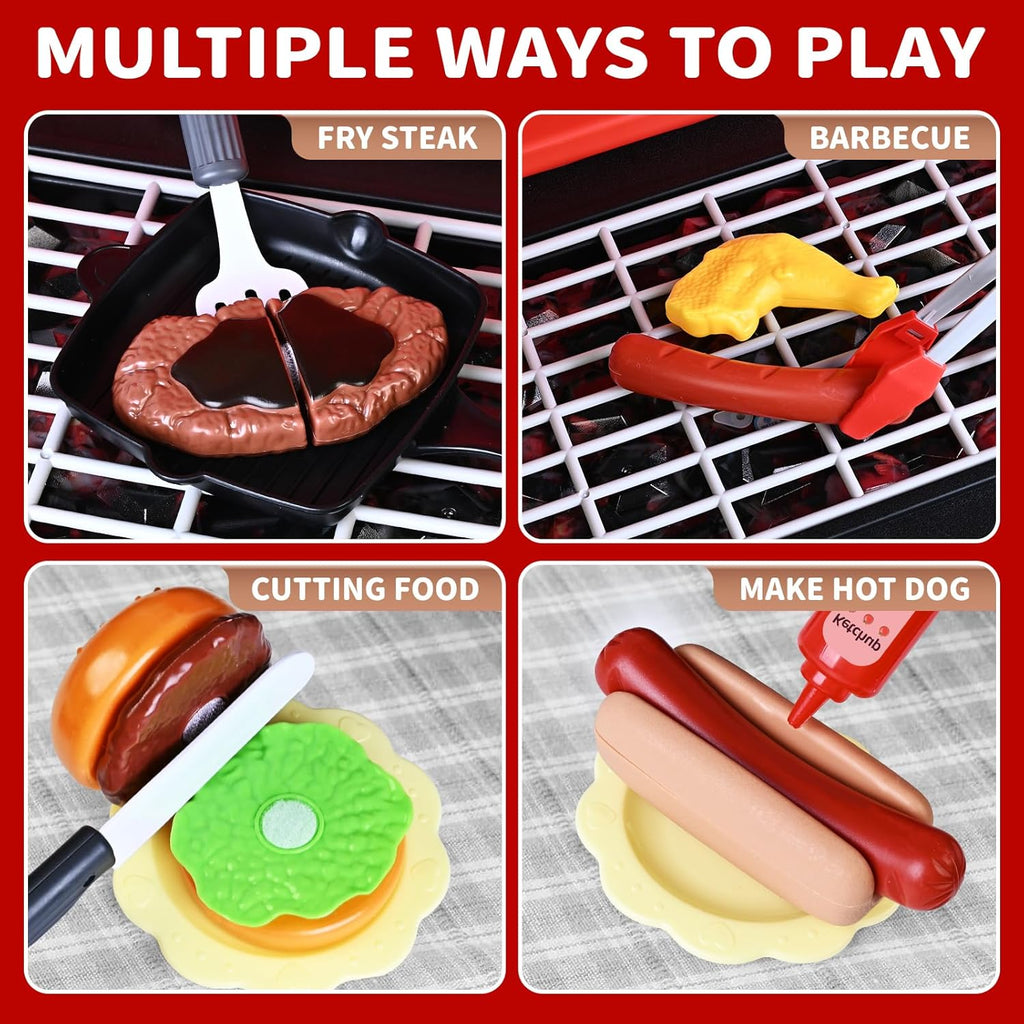 Multiple ways to play — fry, BBQ, cut, hot dog