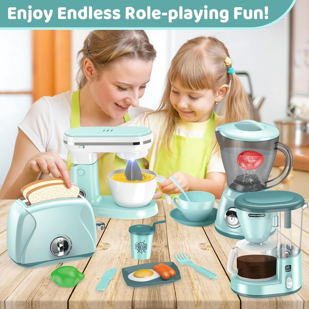 Mom and daughter enjoying role-playing fun
