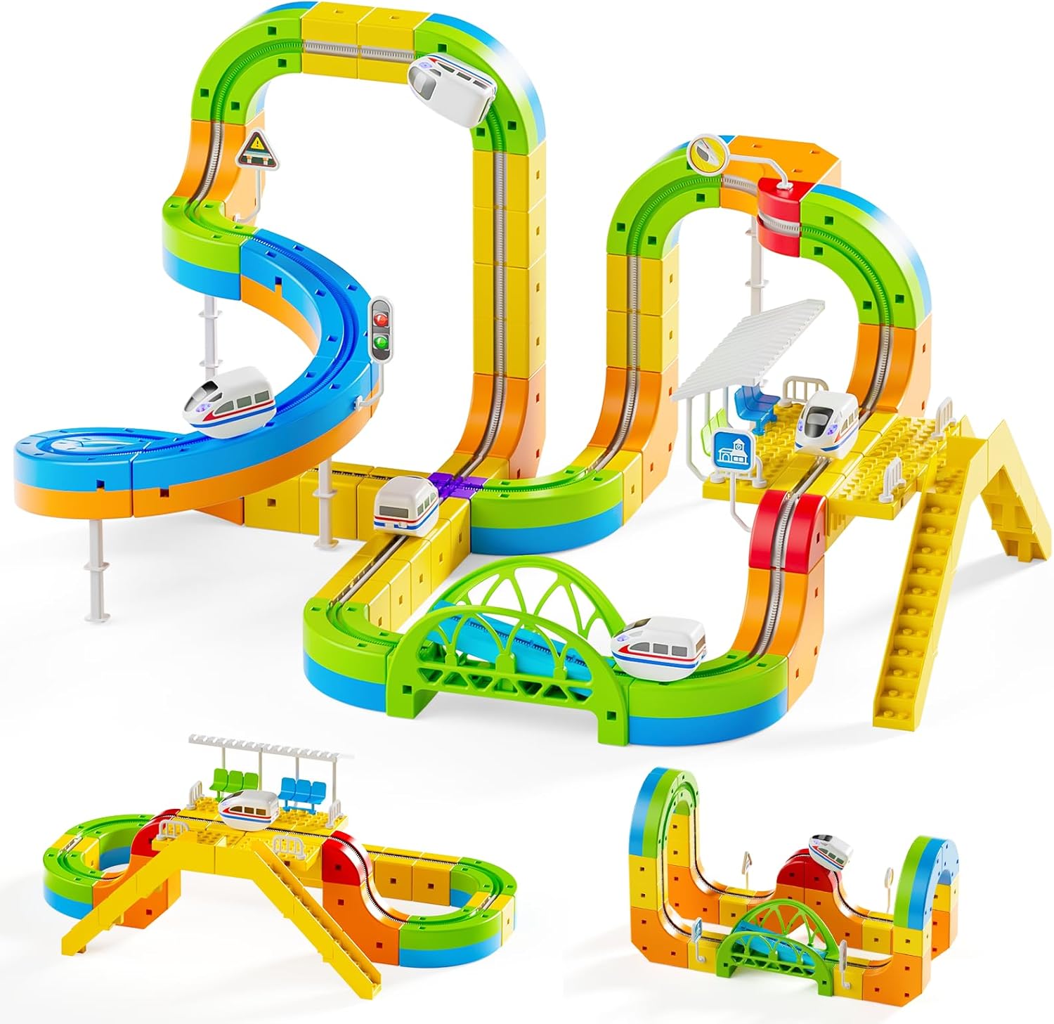 Modular Skyline Track Set — six configurations