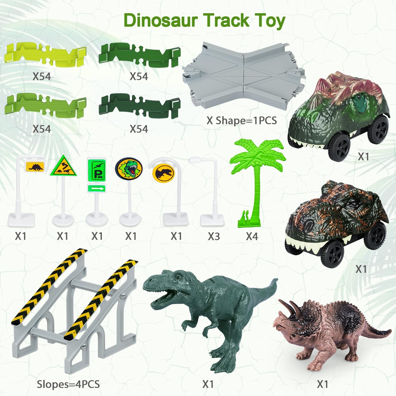 Complete component breakdown — 235 pieces total