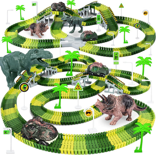 Jurassic Speedway Track Set — full Jurassic build